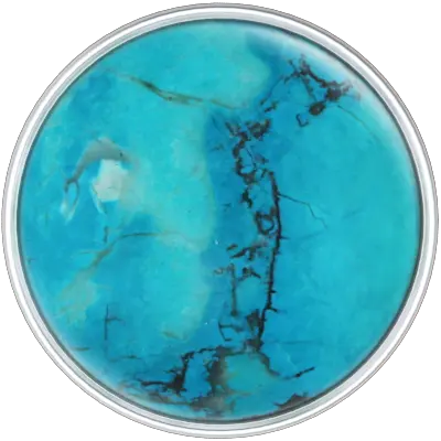 Chinese Howlite Turquoise Natural Stone Diamond Head Upholstery Tack