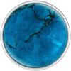 Howlite Turquoise Diamond Head Upholstery Tack