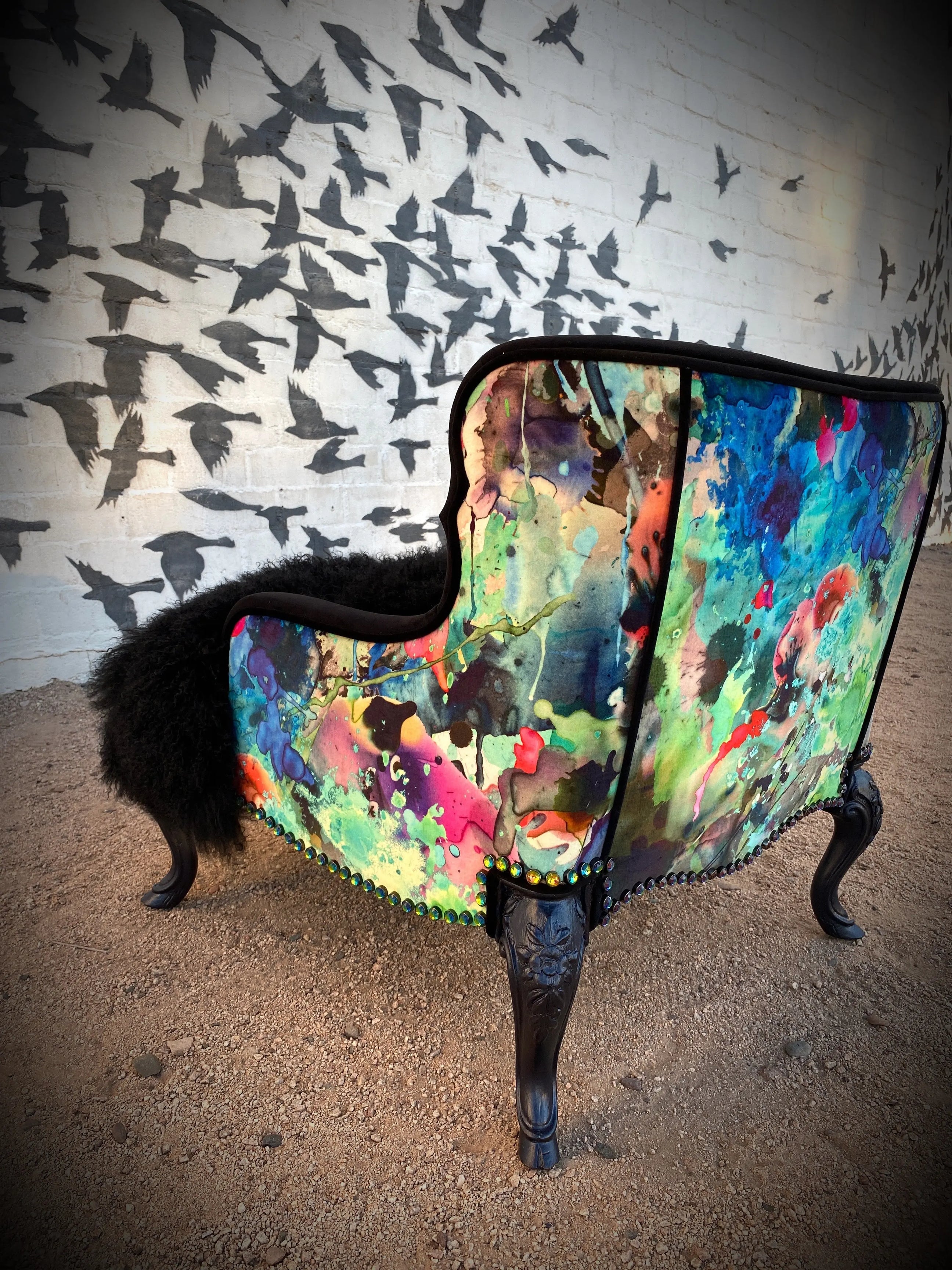 Bohemian Crystal Kaleidoscope Diamond Upholstery Nail Diamond Head